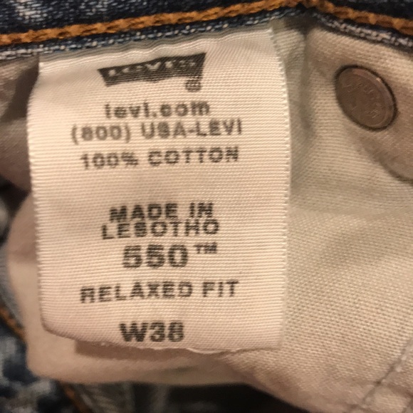 Levi’s 550 relaxed fit denim shorts - Picture 9 of 10